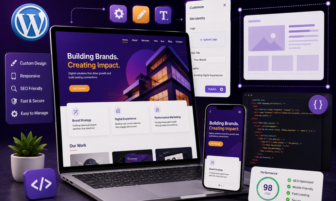PK Digital – Brand Site WordPress Development